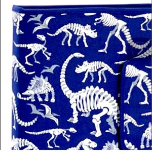 Navy Blue Gray Dino Glow-InThe-Dark Binder Great for your future explorer.  NU